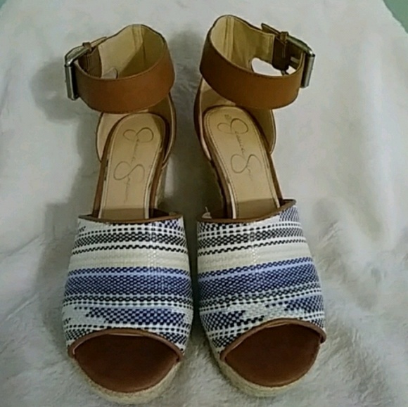 Jessica Simpson Shoes - Jessica Simpson peep toe wedges
